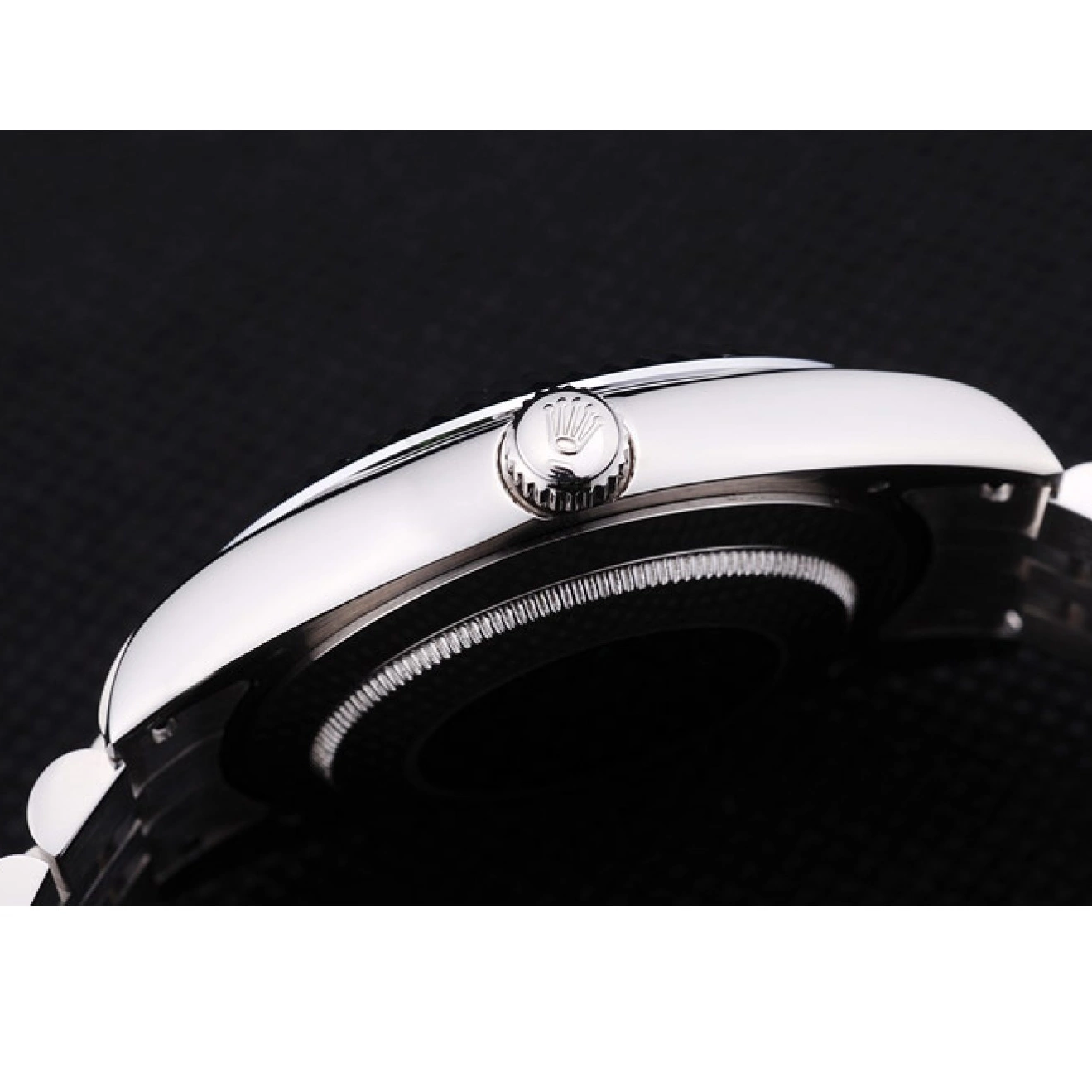 Good copy rolex watches Datejust 7478 Bezel White Rolex Ribbed Radial Dial 0707